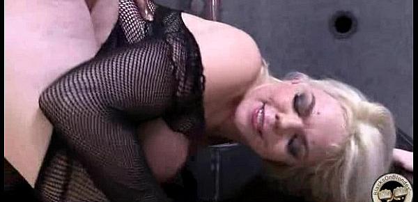 White girl convinced to swallow cum from black cock 1